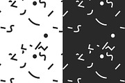 20 B&W hand drawn SEAMLESS PATTERNS, a Pattern Graphic by Studio.lize (Thumbnail 12 of 16)