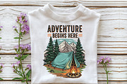 Camping sublimation PNG, an Icon by Craft Nest (Thumbnail 3 of 6)