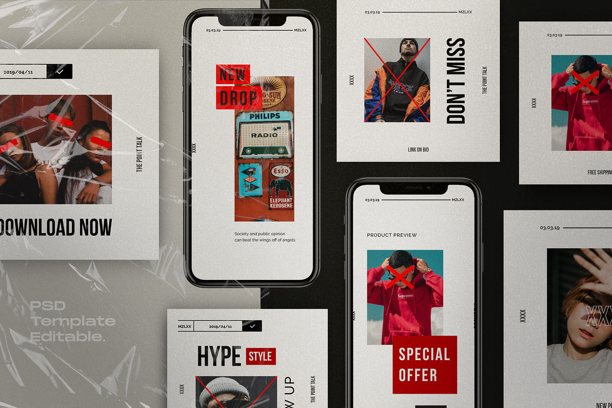 Best Bundle INSTAGRAM Media Kit, a Social Media Template by Dirtytemp Studio (Photo 36 of 59)