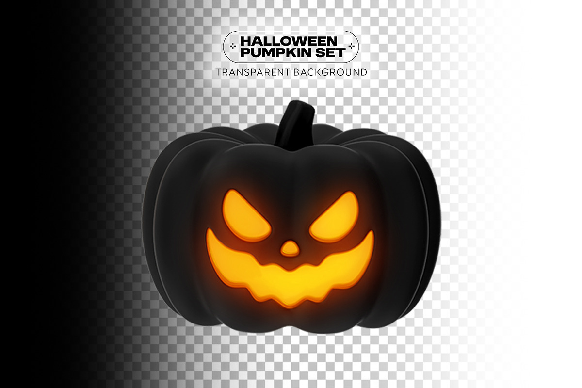 HALLOWEEN 3D PUMPKIN, an Object Graphic by BonkiStudio (Photo 2 of 3)