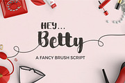Hey Betty, a Font by Font Bundles (Thumbnail 1 of 5)