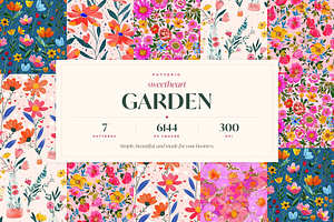 Sweetheart Garden Folk Florals
