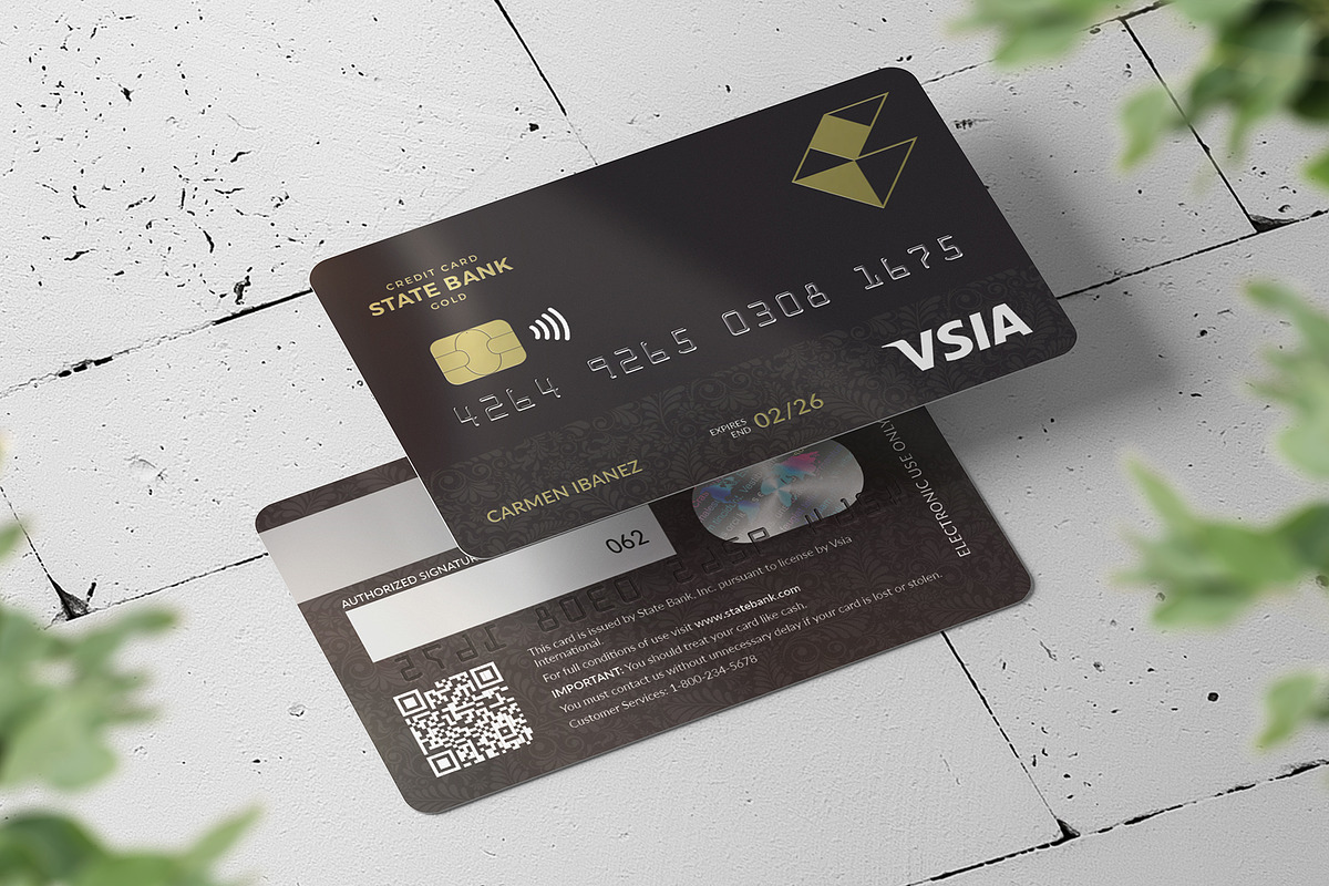 State Bank Card Template Collection, a Card Template by fisihsani (Photo 4 of 8)