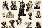 MOST PECULIAR NEW YEAR CLIPART PACK, a Person Illustration by Daring Digies (Thumbnail 7 of 10)
