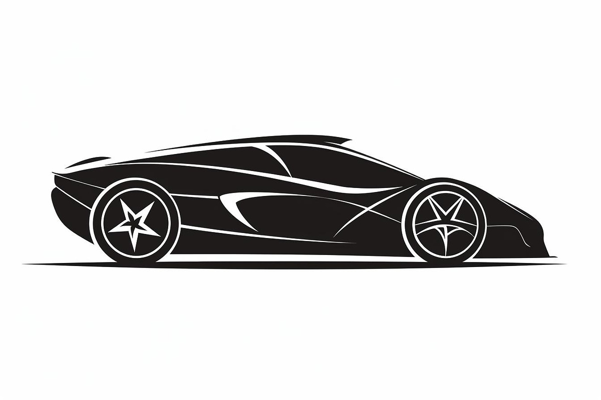 Black Sport Car Silhouette, an Illustration by BIPLOB EXPERT (Photo 4 of 13)