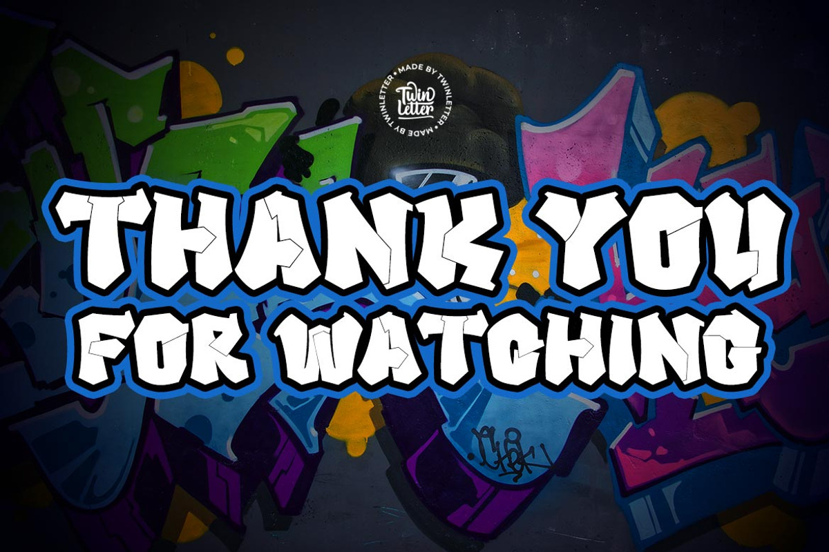 SUXAN - Display Graffiti Style Font, a Font by twinstd (Photo 10 of 10)