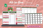 Daily Weekly Monthly Planning, a Templates & Theme by bellaROSEworkshop (Thumbnail 1 of 6)
