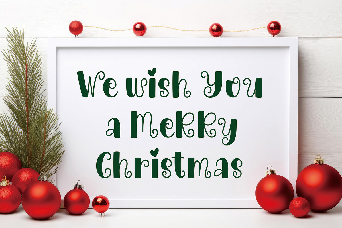 Sweet Christmas, a Handwritten Font by Mozatype (Photo 2 of 7)