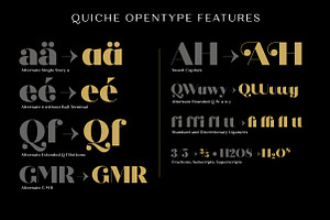 Quiche Fine Black Font