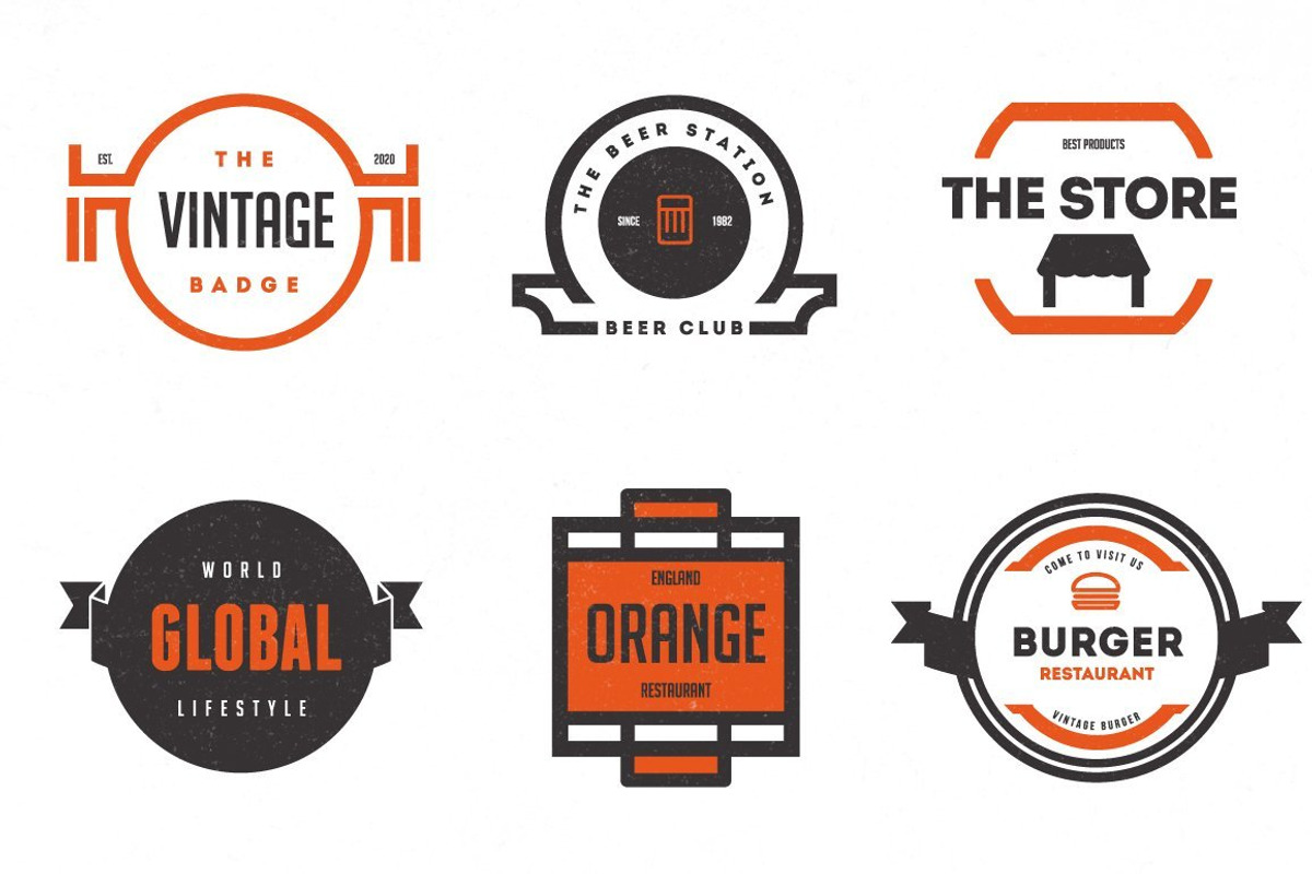 Vintage Logos Labels & Badges, a Branding & Logo Template by Design District (Photo 30 of 76)
