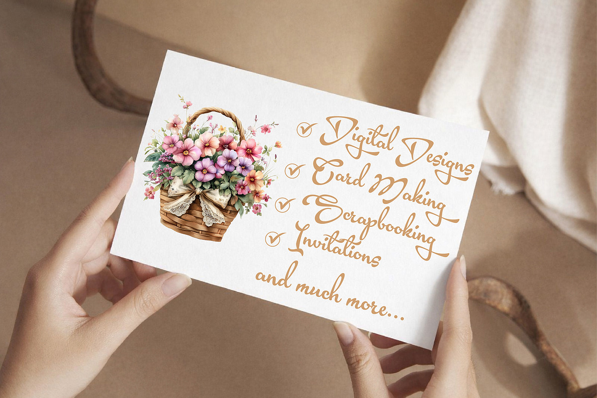 Whimsical Cottage Summer Floral Clip, an Illustration by Libby Wishes (Photo 5 of 6)
