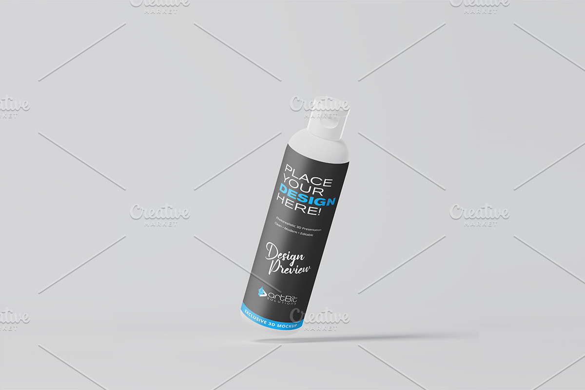 Cosmetic Bottle Mockup Set, a Cups & Container Mockup by artBit Design Studio (Photo 3 of 10)