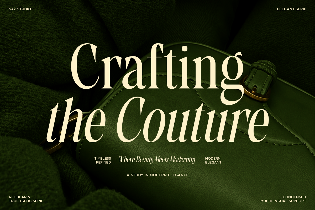 Grevila - Condensed Serif Font, a Serif Font by Say Studio (Photo 3 of 10)