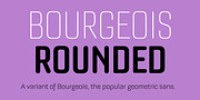 Bourgeois Rounded, a Sans Serif Font by Barnbrook Fonts (Thumbnail 2 of 9)