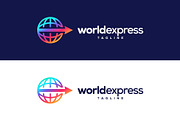 World Express delivery logo, a Branding & Logo Template by Lucky Creative (Thumbnail 2 of 4)
