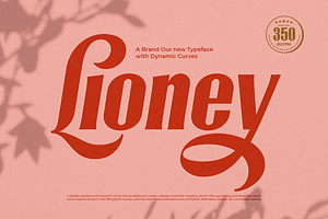 Lioney Oblique, a Font by A.Budianto
