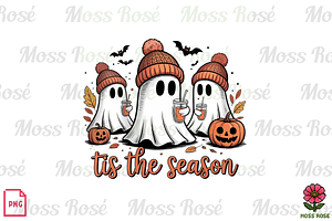 Tis The Season Ghost PNG, a Graphic by Moss Rose