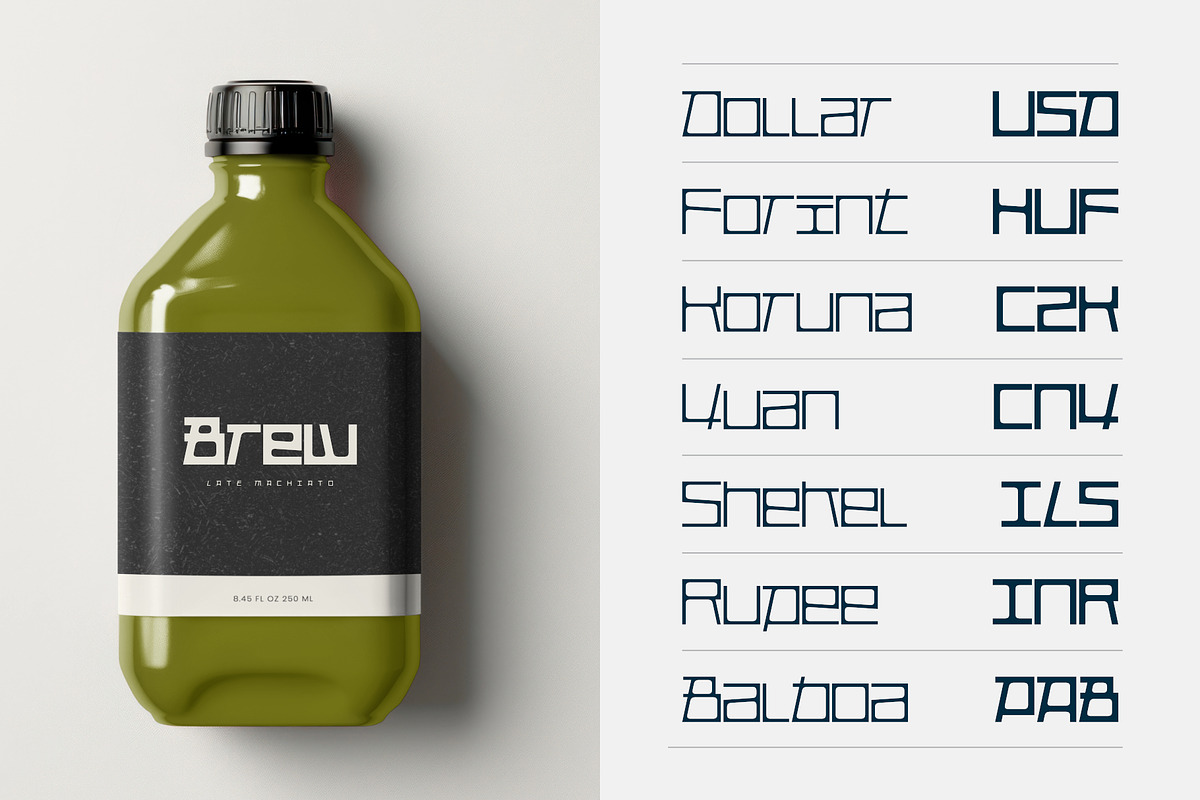 Lutire | Display Font Family, a Sans Serif Font by ESEM (Photo 6 of 6)