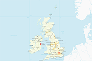 Map of the United Kingdom & Ireland, an Illustration by Vector Maps (Thumbnail 1 of 4)