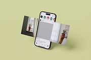 Instagram Post Mockup, an iPhone Mockup by xavier_studio (Thumbnail 5 of 5)