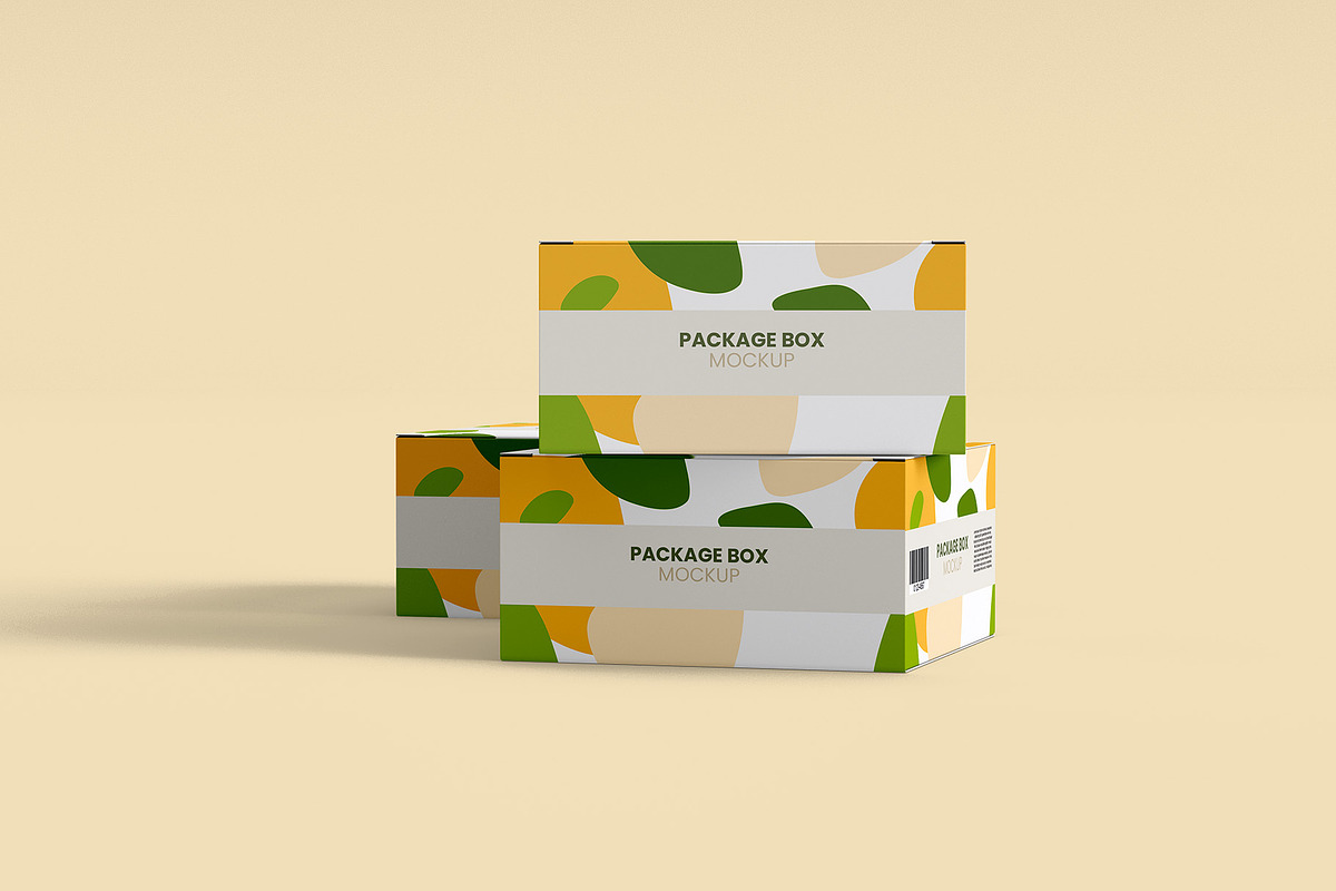 Package Box Mockup - 7 views, a Packaging Mockup by Illusiongraphic (Photo 7 of 19)