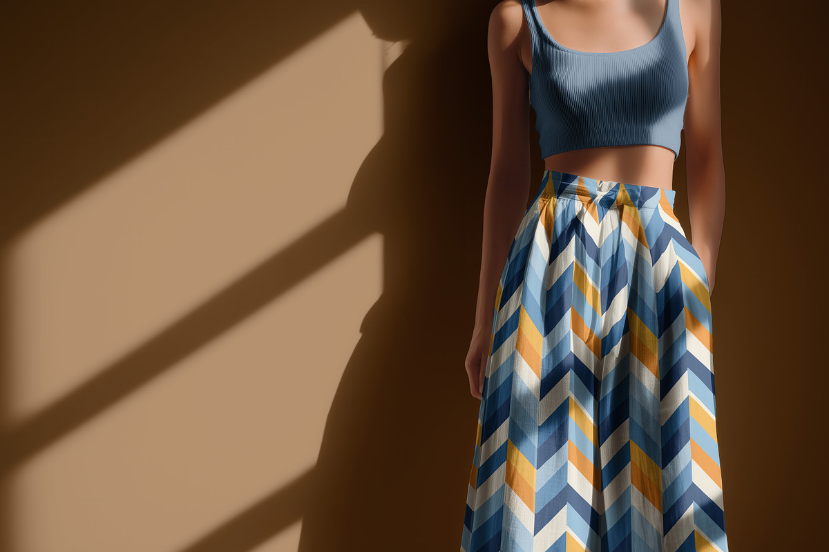 Wide Cotton Pants Studio Mockup PSD, a Bottom Mockup by 1001 mockups (Photo 3 of 9)