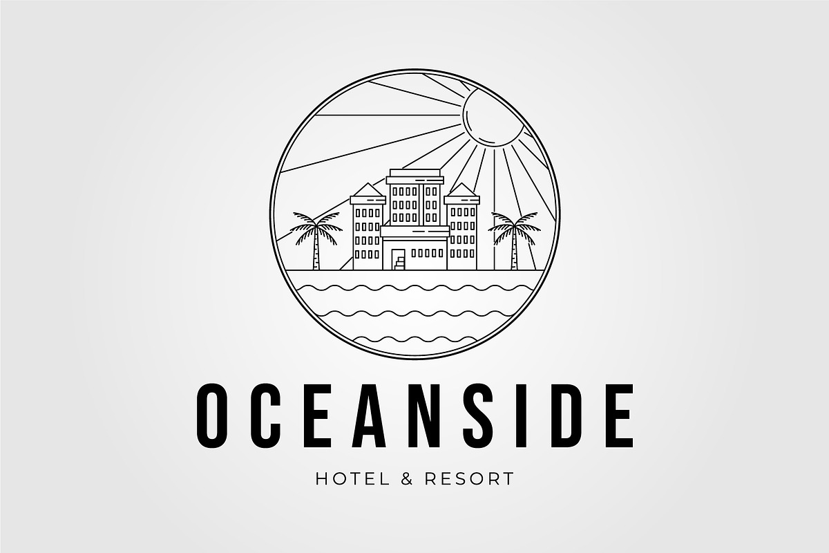 oceanside architecture logo design, a Graphic by Rizkaarishandy_shop