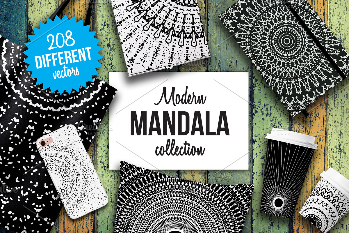 Modern mandala collection, an Illustration by The Odd Seed (Photo 1 of 27)