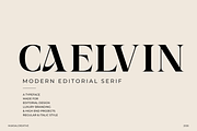 Caelvin – Modern Editorial Serif, a Serif Font by Muksal Creative (Thumbnail 1 of 10)