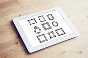 Picture frames sketch illustrations, a Decorative Illustration by Natalya Levish (Thumbnail 3 of 3)