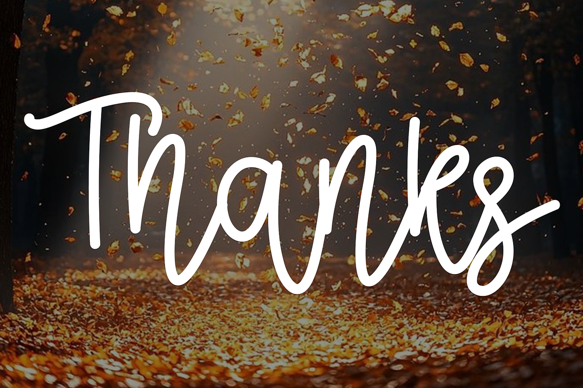 Autumn, a Handwritten Font by InermediaSTUDIO (Photo 7 of 7)