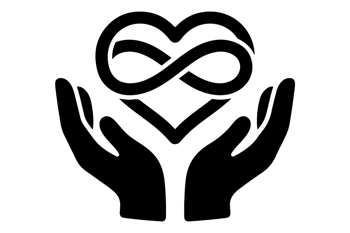 Flower Love Heart Silhouette, an Object Graphic by Gfx_Store (Photo 1 of 15)