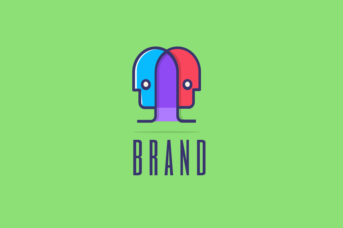 Abstract Twins, a Branding & Logo Template by LogoFarm