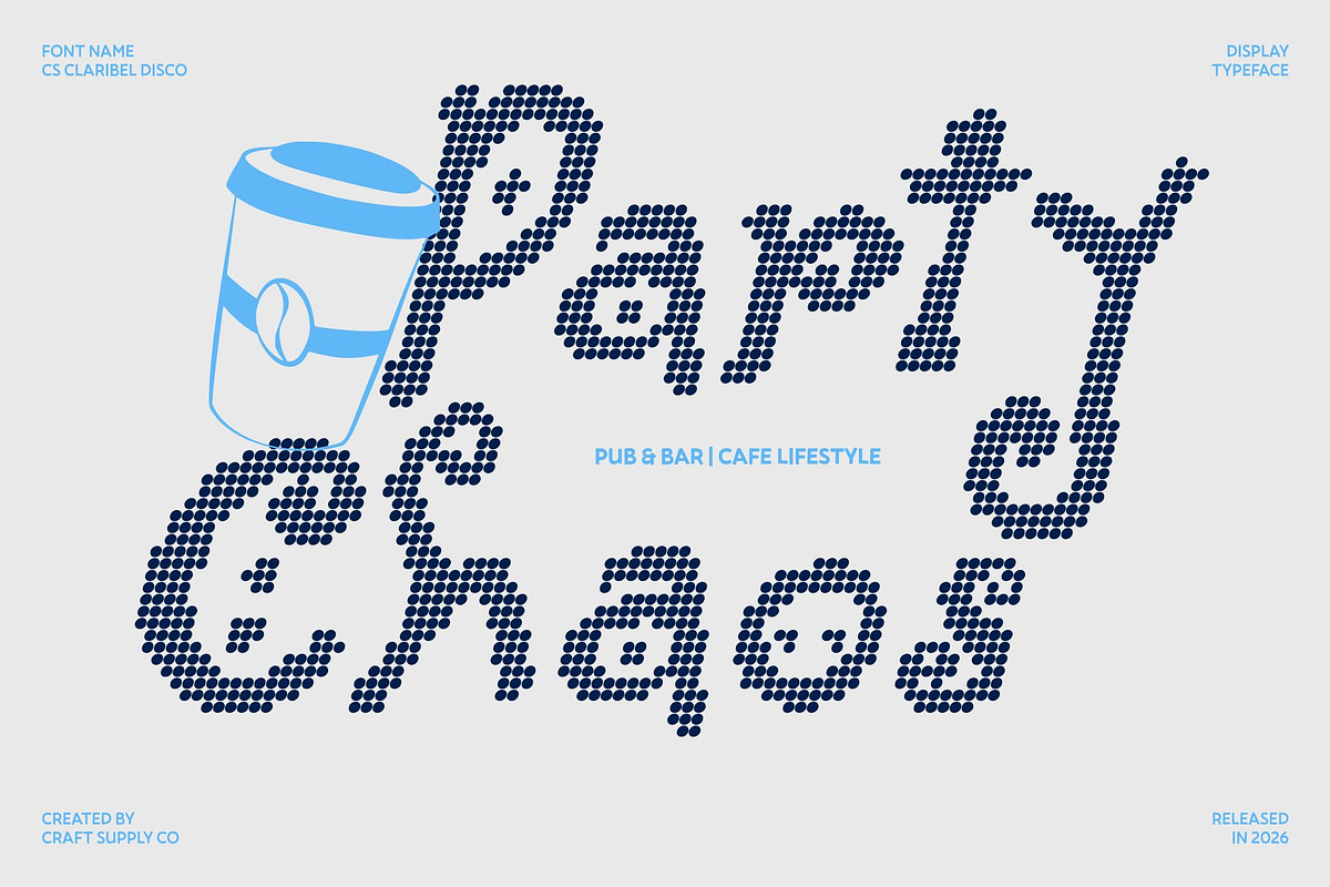 CS Claribel Disco, a Handwritten Font by Craft Supply Co. (Photo 4 of 8)