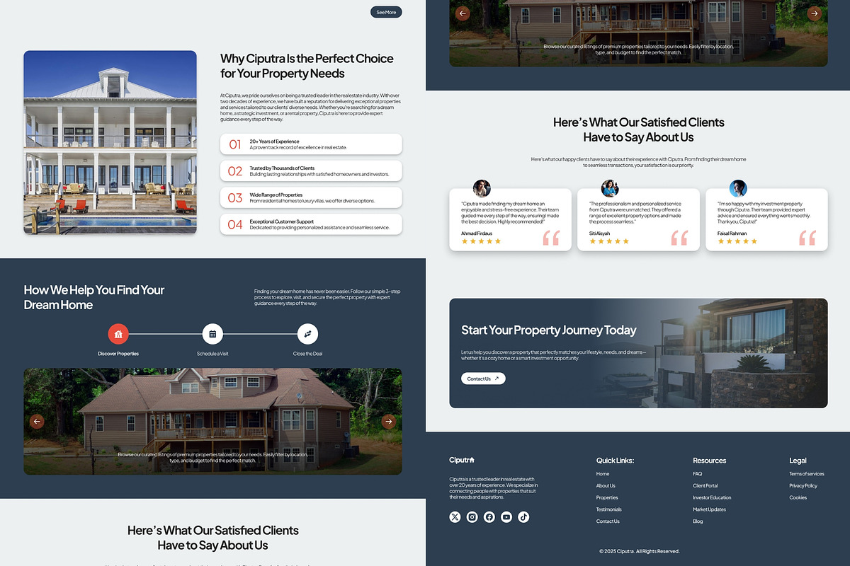 Ciputra - Real Estate Website, a Landing Page Template by FIBRINOSÄ (Photo 6 of 6)