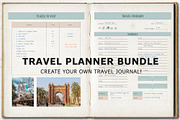 Canva Travel Planner Templates, a Templates & Theme by Nursery Art (Thumbnail 9 of 9)