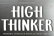 High Thinker, a Serif Font by FreshTypeINK (Thumbnail 1 of 8)