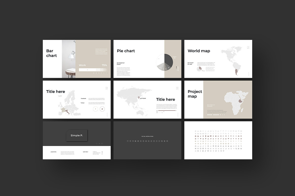 Simple P. PowerPoint Template, a Presentation Template by Simple P. (Photo 8 of 10)