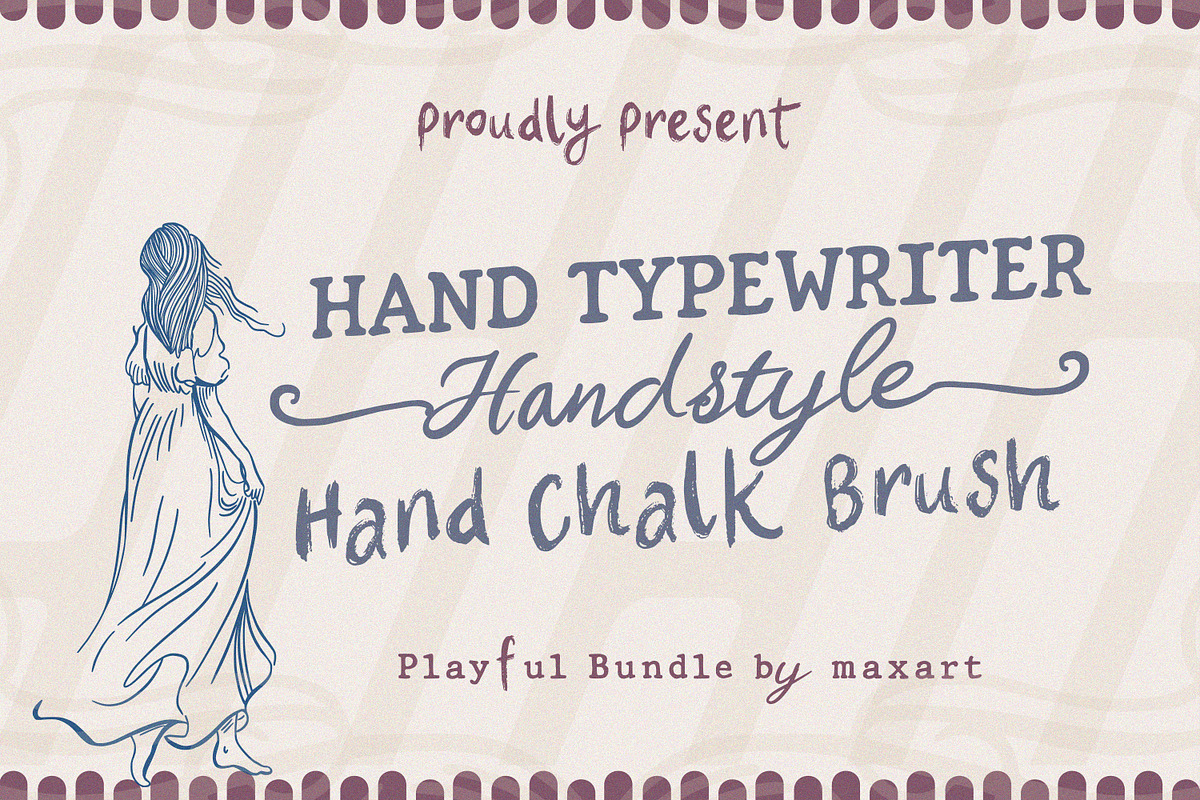 Whimsical Handwritten serif Fonts, a Handwritten Font by MaxArt Foundry (Photo 1 of 13)
