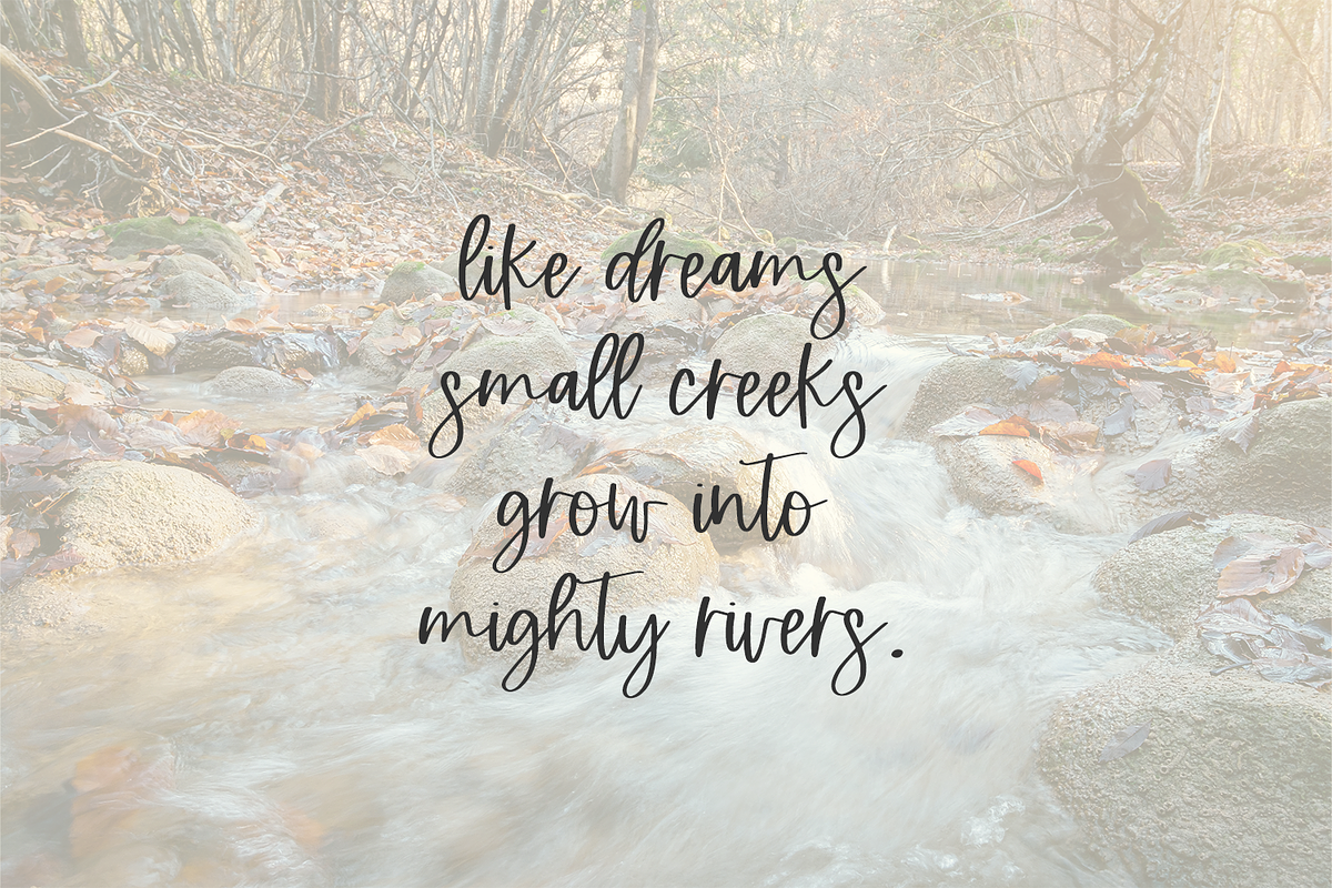 Country Creek Script, a Handwritten Font by Beck McCormick (Photo 9 of 10)