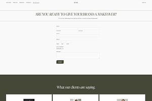 Rome Squarespace Template