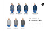 Women Hoodie Mock-ups Set FREE DEMO, a Books & Magazine Mockup by Apparel_Mockups (Thumbnail 14 of 24)