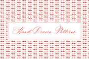Hand Drawn Valentine Pattern Glasses, an Illustration by SarahOMaryDesigns (Thumbnail 1 of 4)