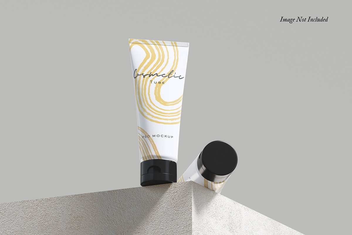 Cosmetic Tube Mockup V3, a Packaging Mockup by DSNA Mockup (Photo 4 of 4)
