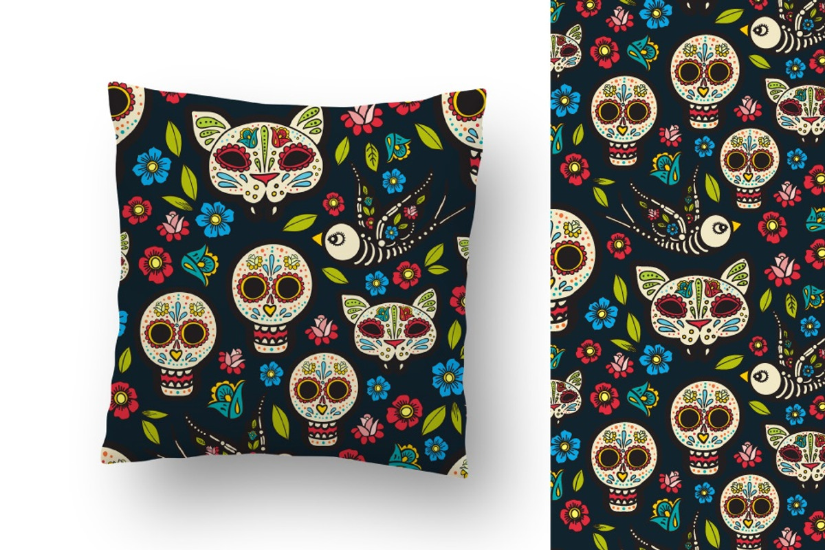 Day of the Dead. Hand drawn set., a Decorative Illustration by KundolaArt (Photo 2 of 8)