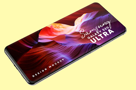 Samsung Galaxy S20 Ultra Mockup
