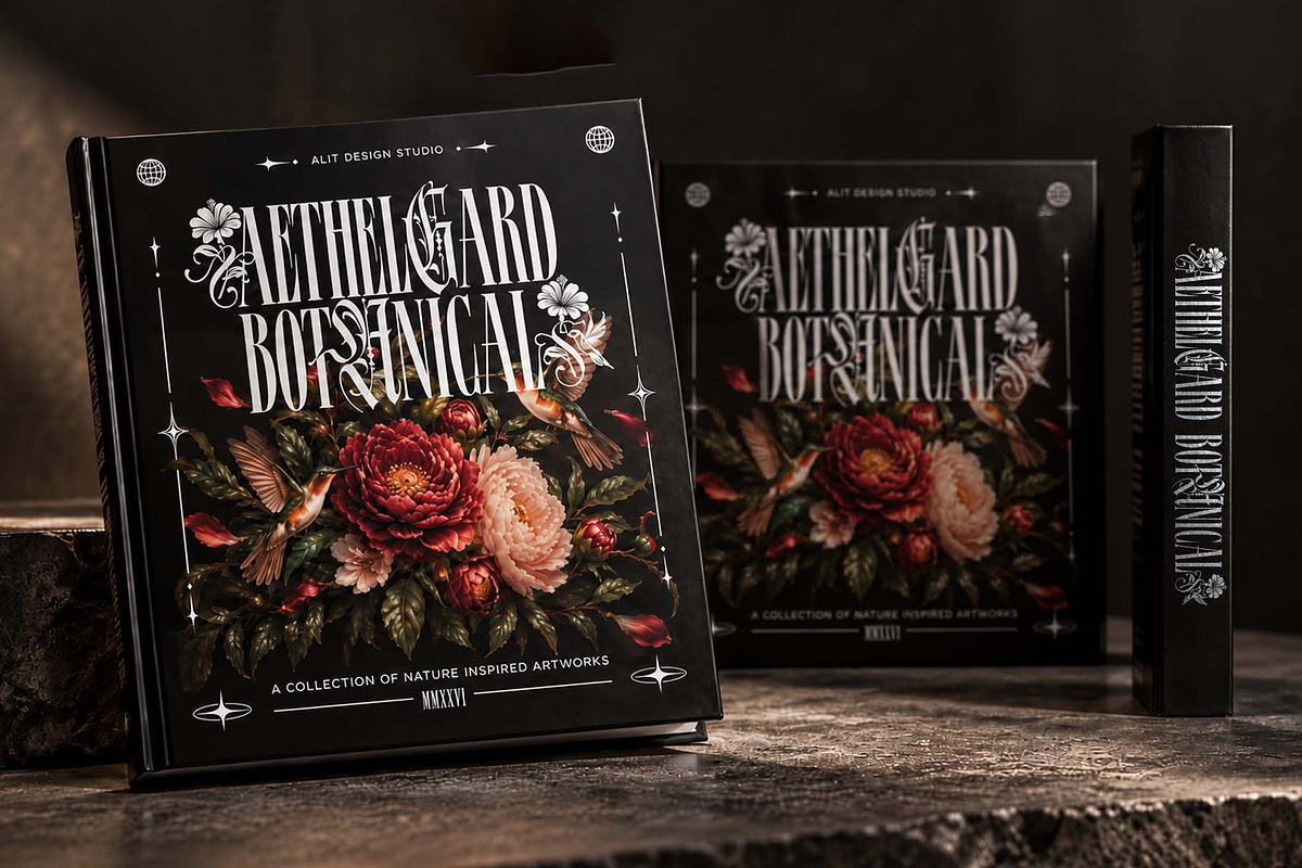 Flora Branch Typeface, a Blackletter Font by alit design (Photo 13 of 20)