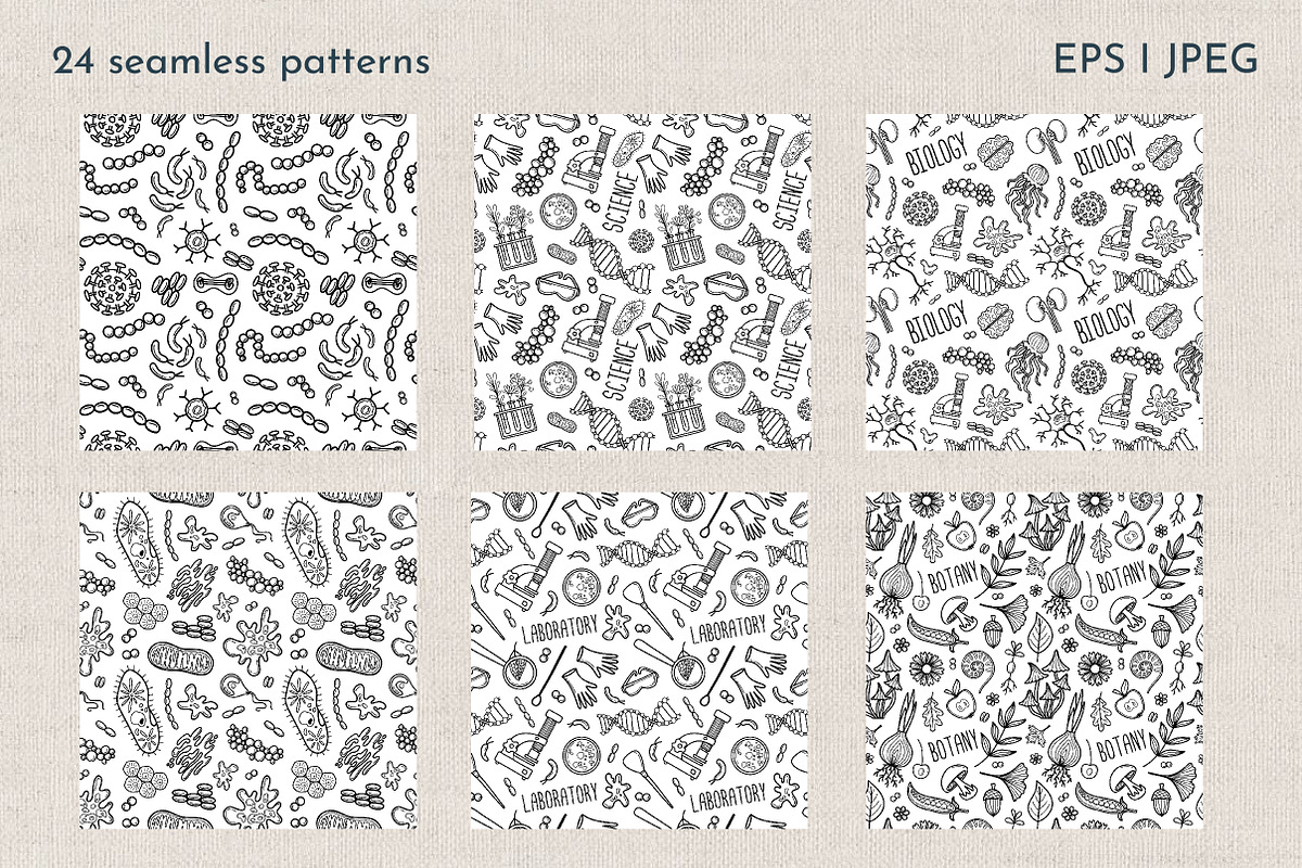 Hand Drawn Doodle Biology Clipart, an Object Graphic by KathrineWatercolor (Photo 8 of 10)