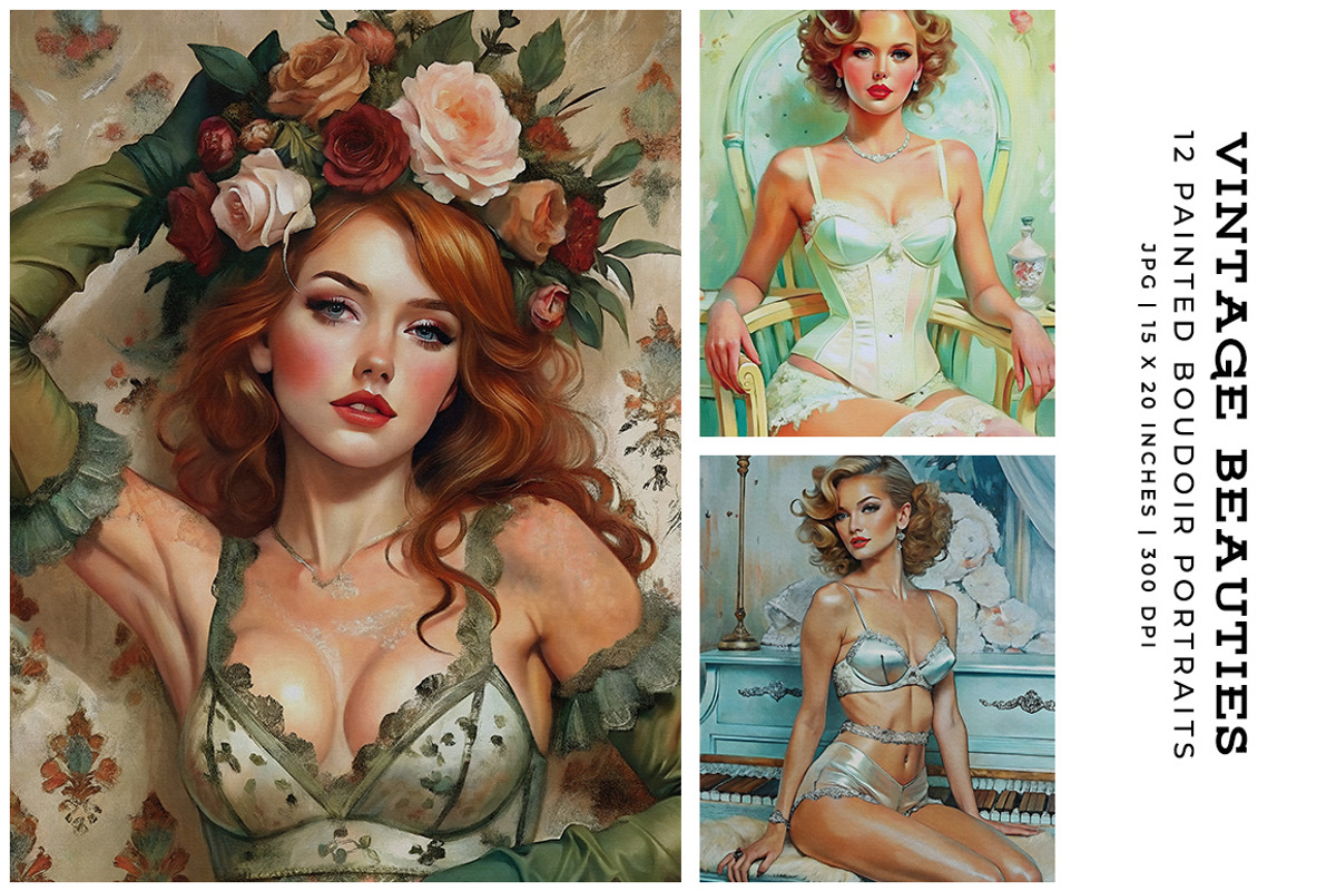 Vintage Beauties, a Person Illustration by Digital Art Creations (Photo 4 of 6)