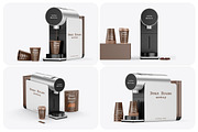 Coffee Machine Mockups, a Product Mockup by Mockups Planet (Thumbnail 1 of 5)